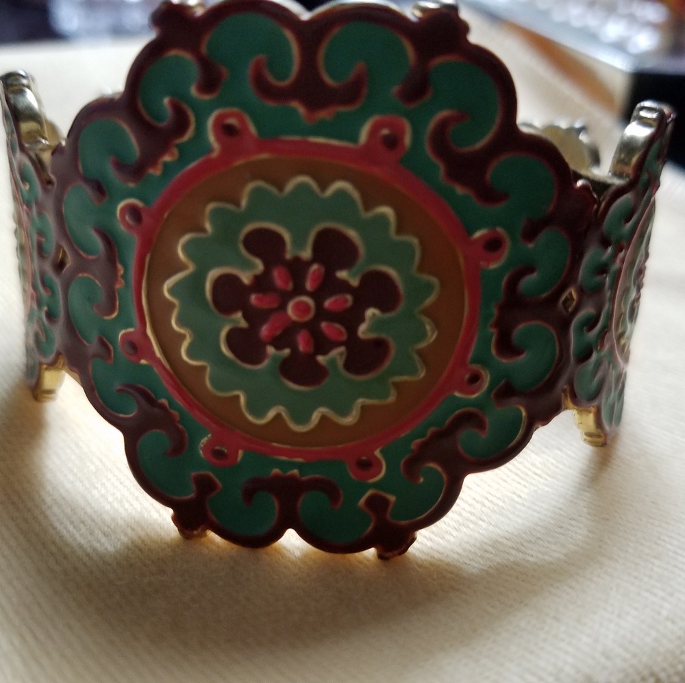 Lucky Brand painted metal bracelet